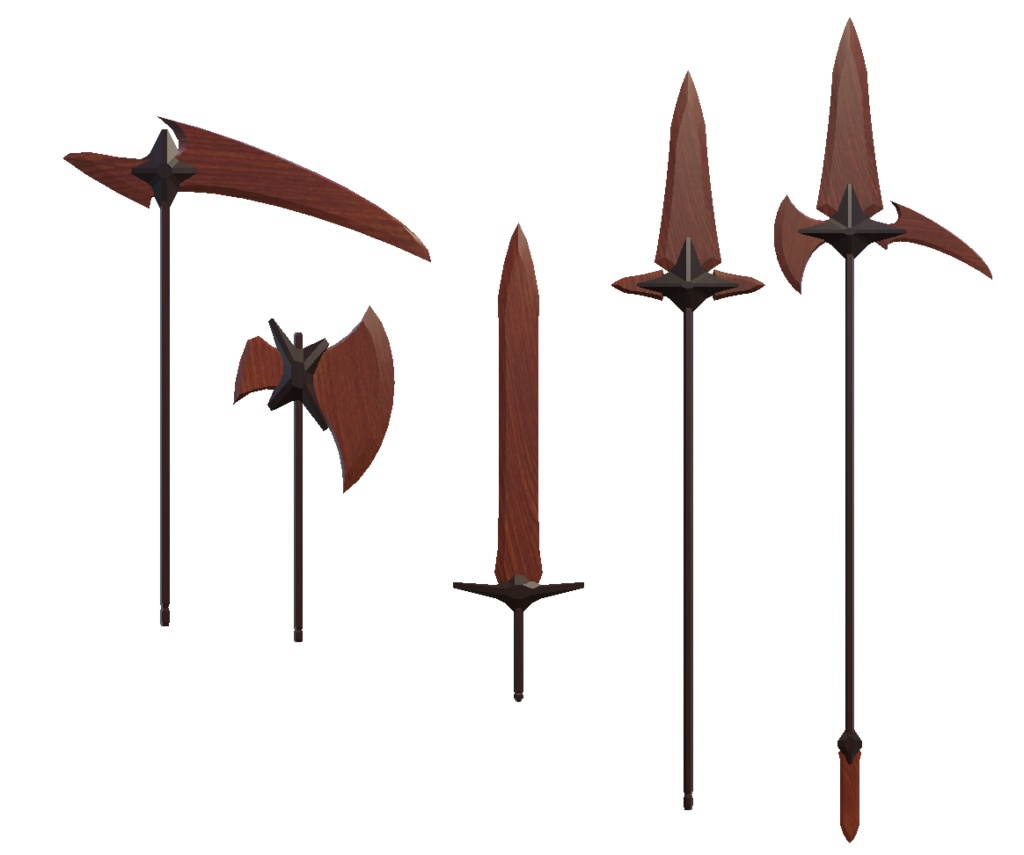 【VRChat向け/Quest対応】武器シリーズ「空白の裂刃器」