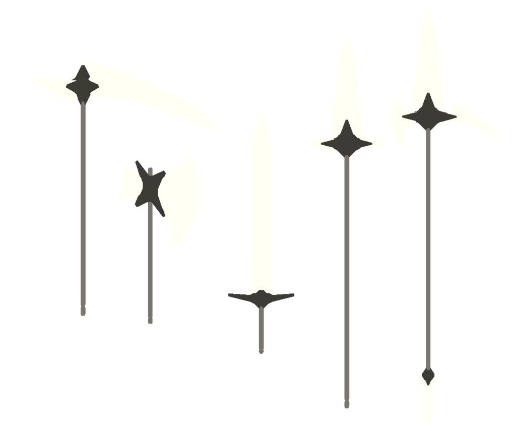 【VRChat向け/Quest対応】武器シリーズ「空白の裂刃器」