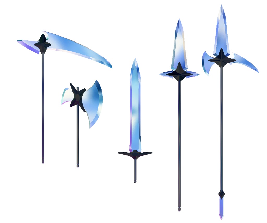 【VRChat向け/Quest対応】武器シリーズ「空白の裂刃器」