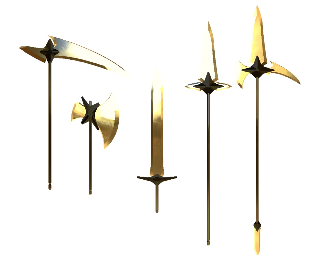 【VRChat向け/Quest対応】武器シリーズ「空白の裂刃器」