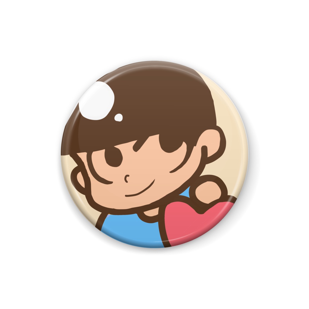 ハートとカラ松　缶バッジ