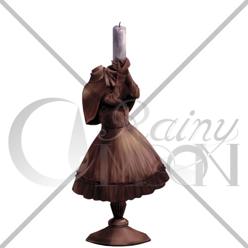 【お試し価格】『怪しい燭台』〈火あり/火なし〉【アイテム素材】