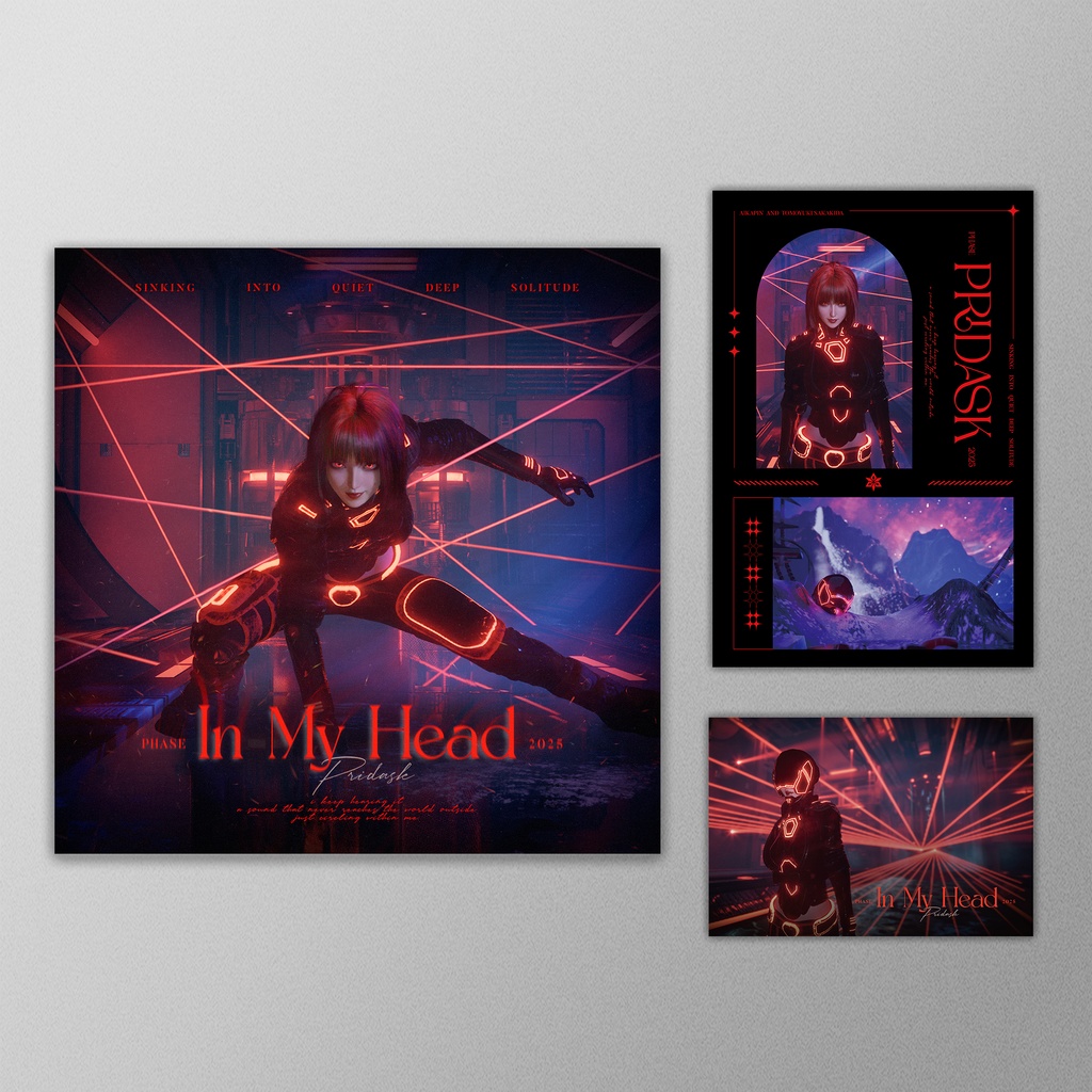 In My Head (12cmダウンロードカード、ステッカー、ポストカードセット)