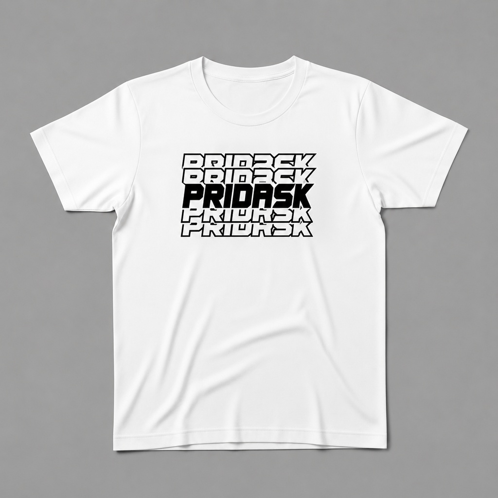 PRIDASKロゴ Tシャツ (XL)