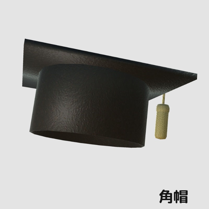 【3Dモデル】卒業式セット