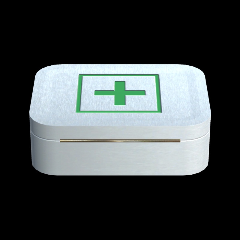 【3Dモデル】医療キットの箱