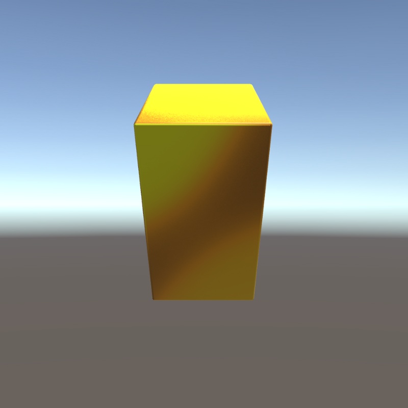 【3Dモデル】金色っぽいインゴット