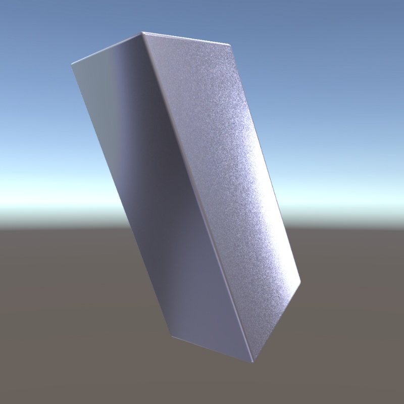 【3Dモデル】銀色のインゴット