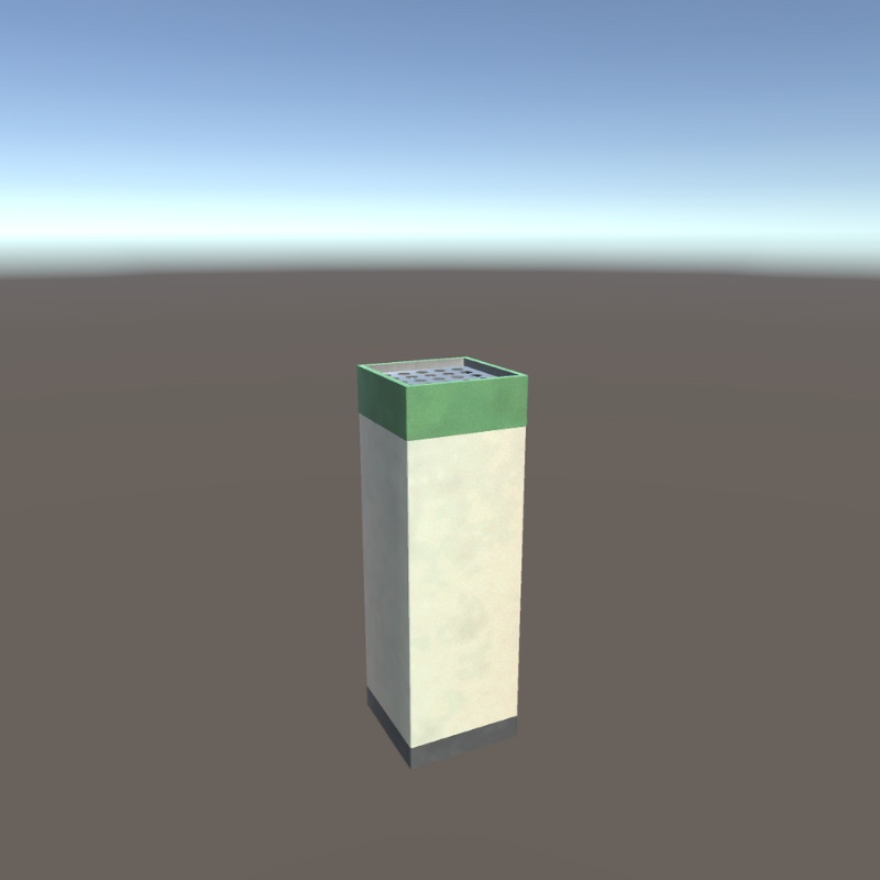 【3Dモデル】角型灰皿