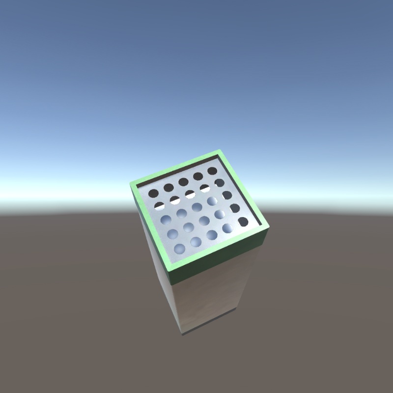 【3Dモデル】角型灰皿