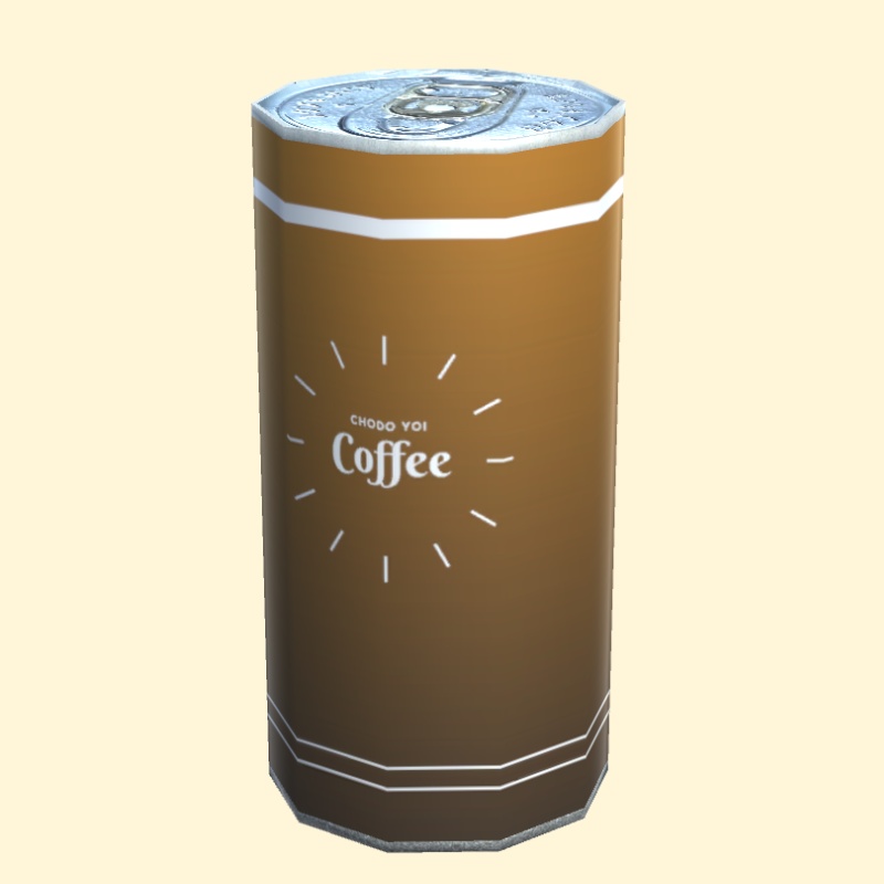 【3Dモデル】缶コーヒー