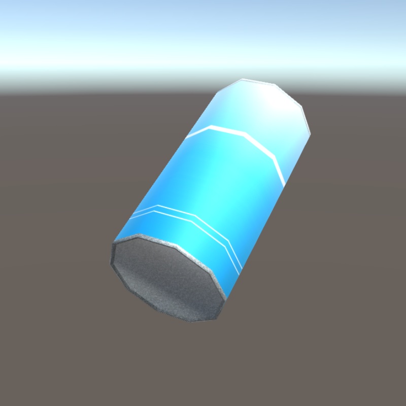 【3Dモデル】ジュースの青い缶