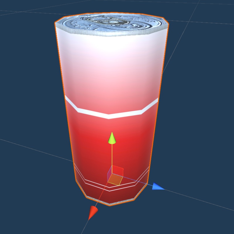 【3Dモデル】赤色のジュースの缶容器