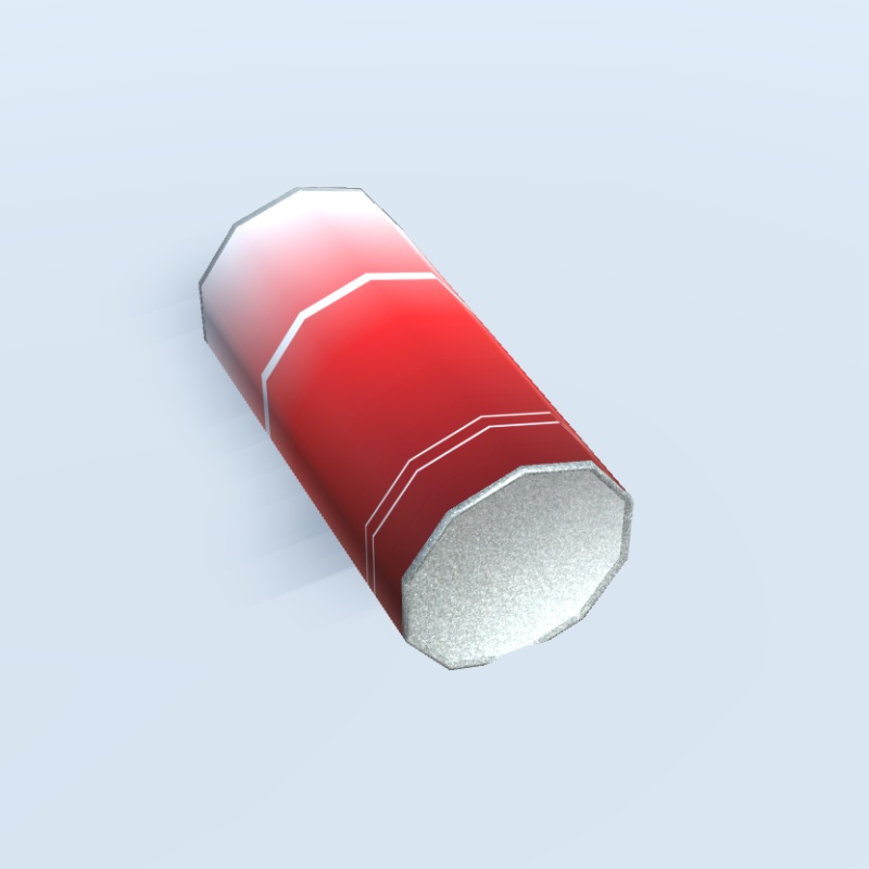 【3Dモデル】赤色のジュースの缶容器