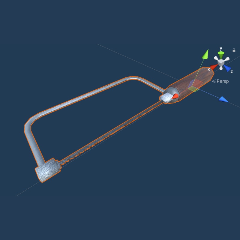 【3Dモデル】糸のこ(糸鋸)