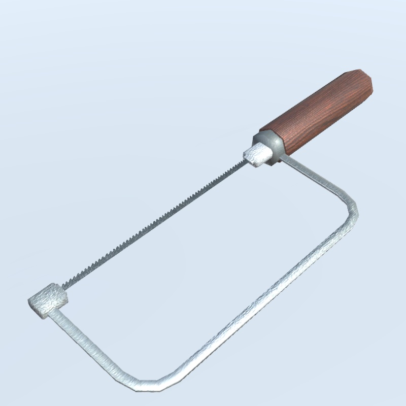 【3Dモデル】糸のこ(糸鋸)