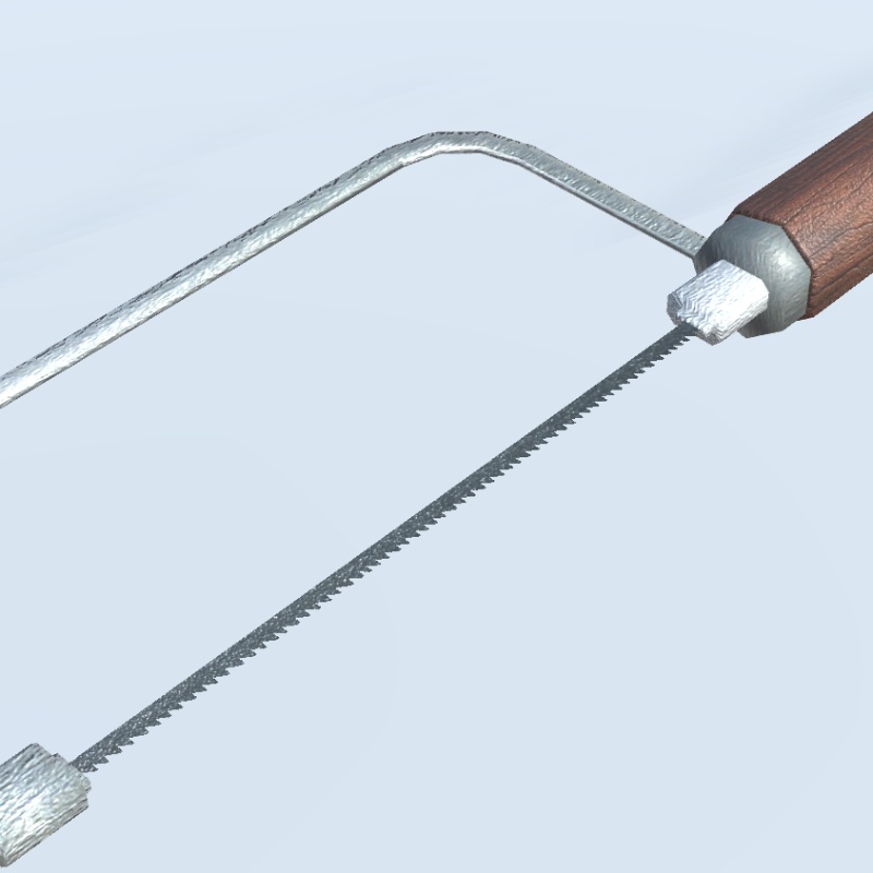 【3Dモデル】糸のこ(糸鋸)