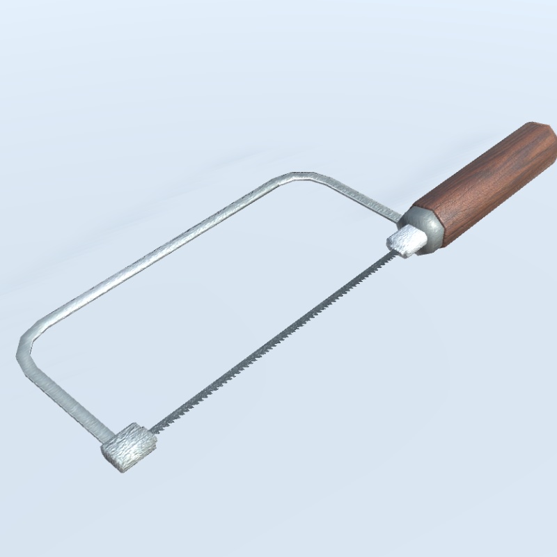 【3Dモデル】糸のこ(糸鋸)