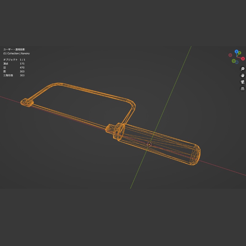 【3Dモデル】糸のこ(糸鋸)