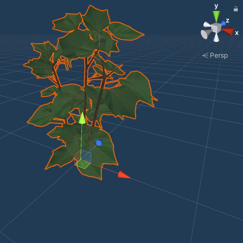 【3Dモデル】アカメガシワ(日本の草木)