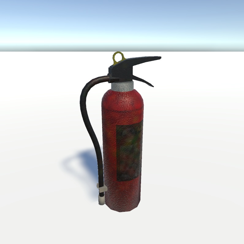 【3Dモデル】ローポリ消火器