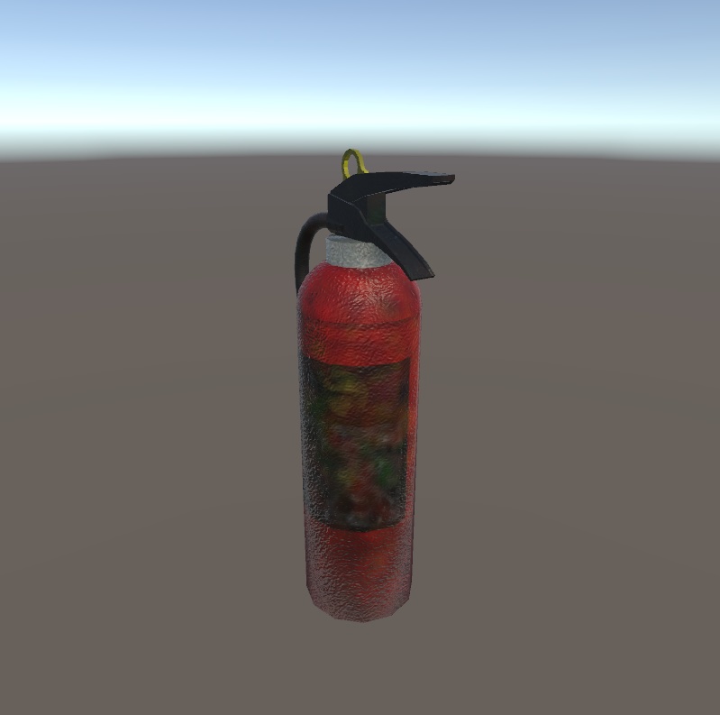 【3Dモデル】ローポリ消火器