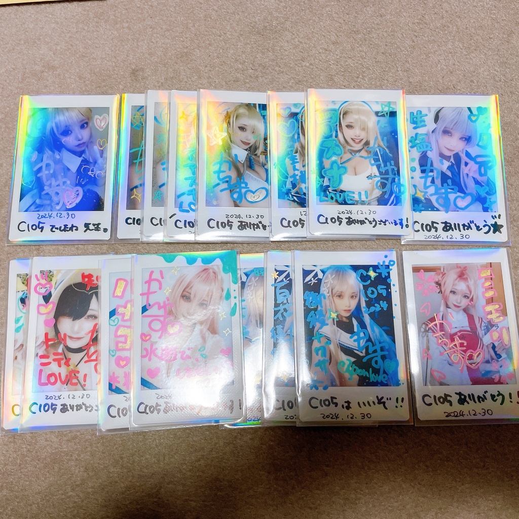 【C105】ブルアカ コスプレ チェキ