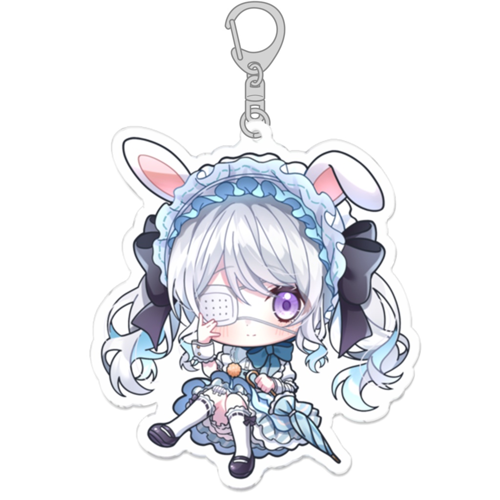 【兎迷夢々】アクリルキーホルダー(ポストカードつき)【デビュー記念】