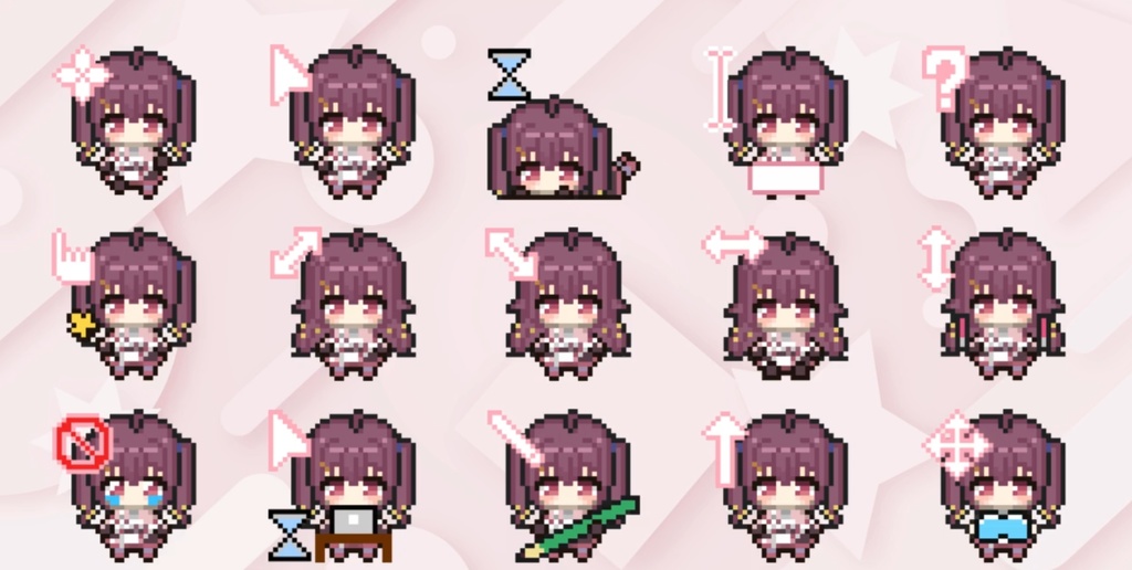 にゃのオリジナルマウスカーソル