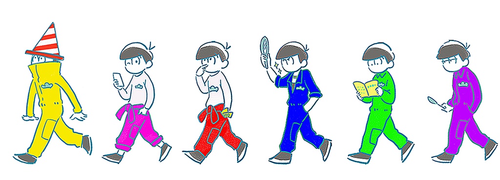 【価格改定版】トコトコ六つ子マスキングテープ