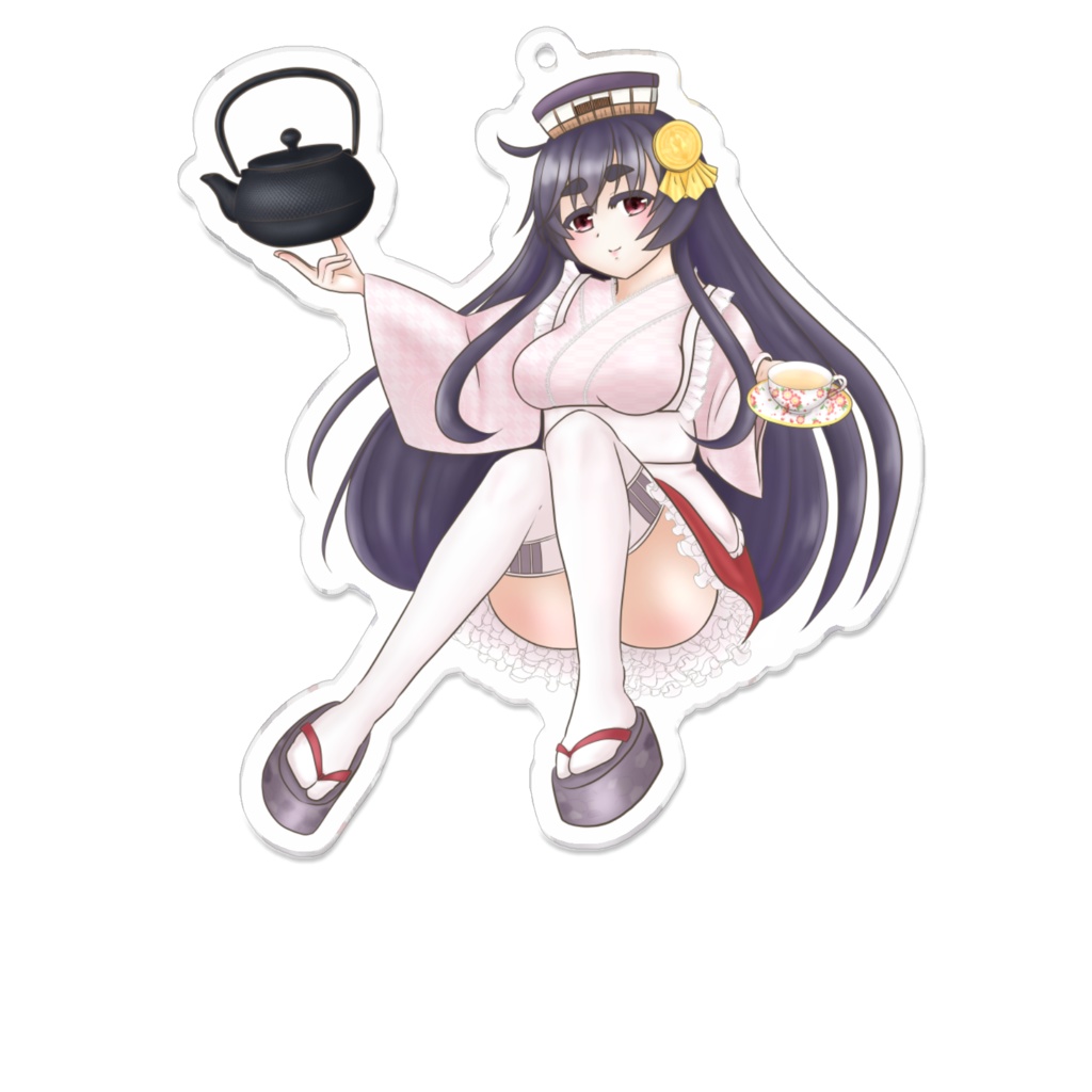 メイド盛岡城アクリルキーホルダー