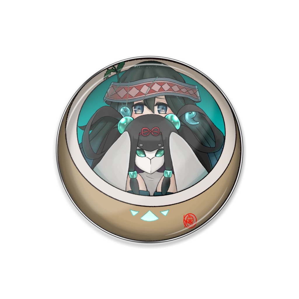 不具っ娘吉野ヶ里ピンバッジ
