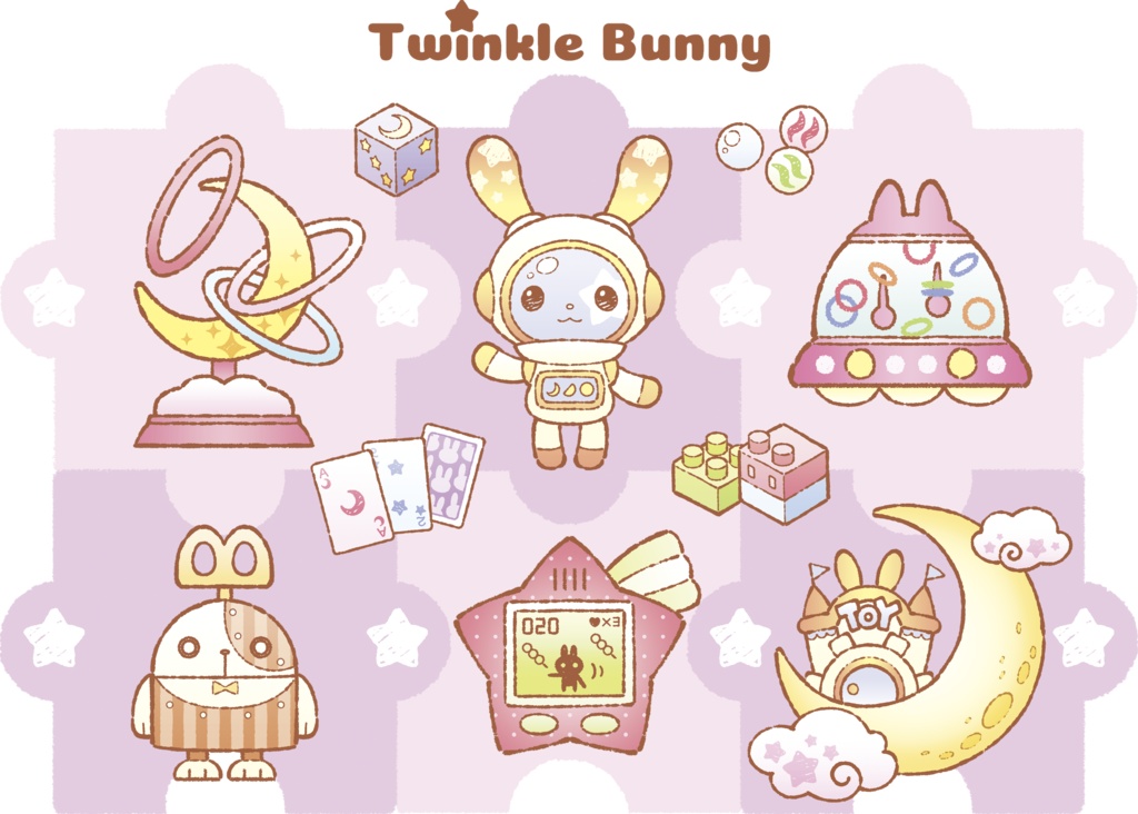 兎のおもちゃ屋さん トートバッグ