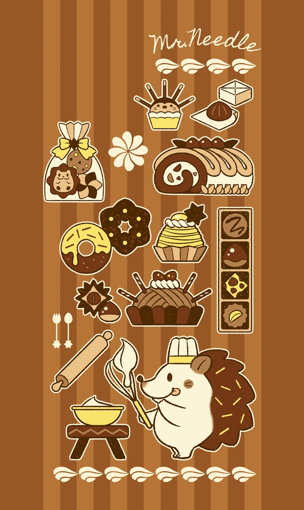 はりねずみの洋菓子屋さん iPhoneケース