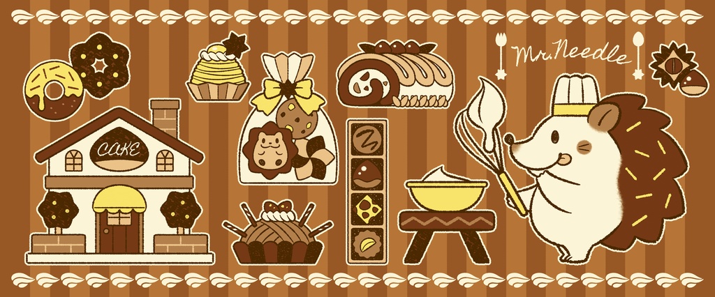 はりねずみの洋菓子屋さん マグカップ