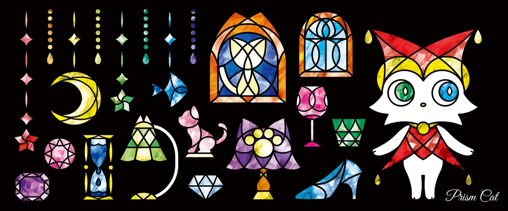 猫の硝子屋さん マグカップ