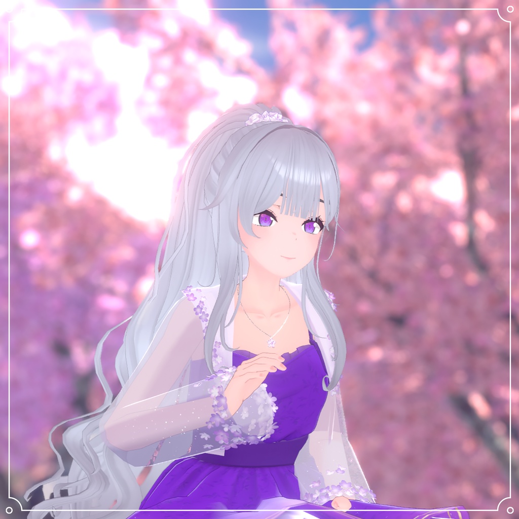 春の花ワンピース spring flower dress【4アバター対応】