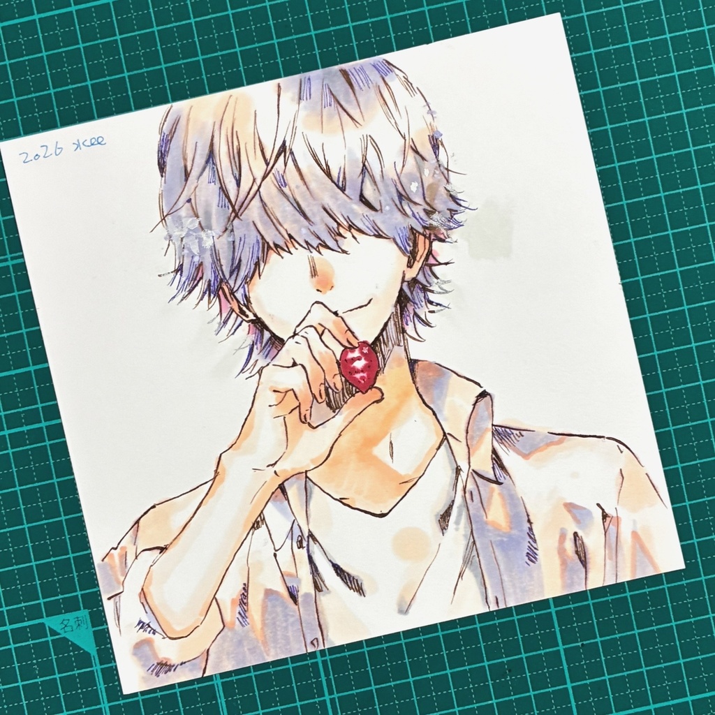オリキャラのミニ原画作成