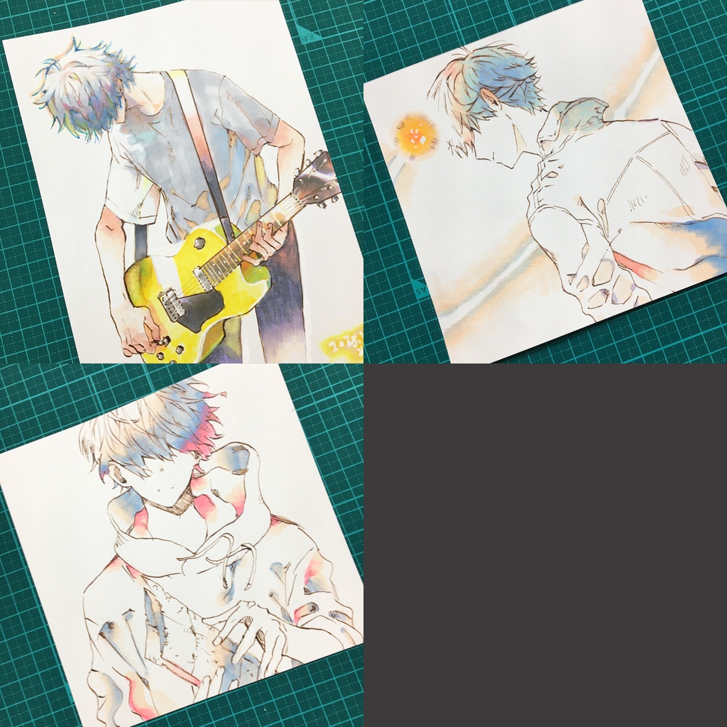 オリキャラのミニ原画作成