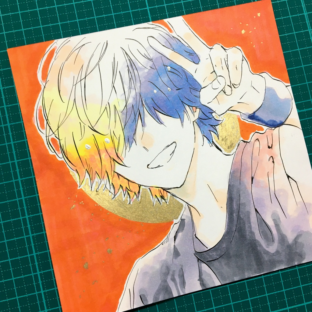 オリキャラのミニ原画作成