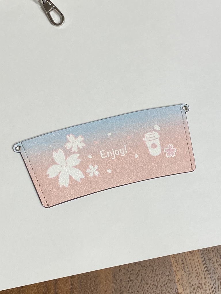 春がきた!カップホルダー(ネックストラップあり)