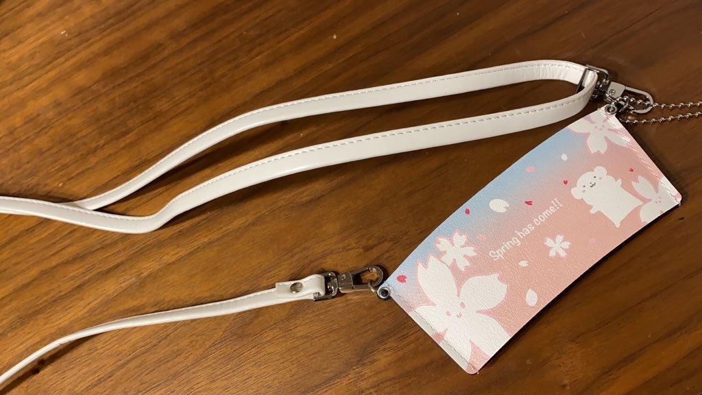春がきた!カップホルダー(ネックストラップあり)