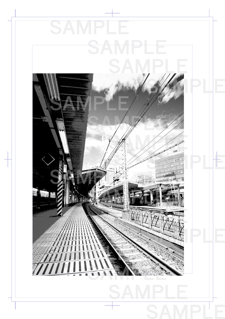 背景素材 「駅」04 Station scenery-04