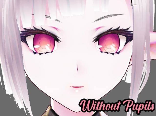 VRoid Eye Texture - Anime Demon Eyes (With or Without Pupils) (14 Colors)