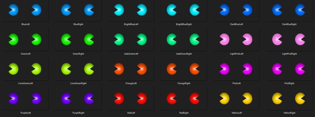 VRoid Eye Texture - 1920s Cartoon Themed Eyes (13 Colors)