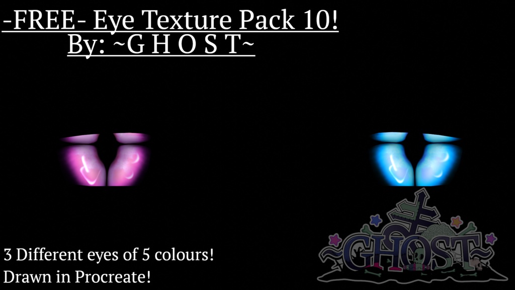 -FREE- Eye Texture Pack 10! (Thank you!)