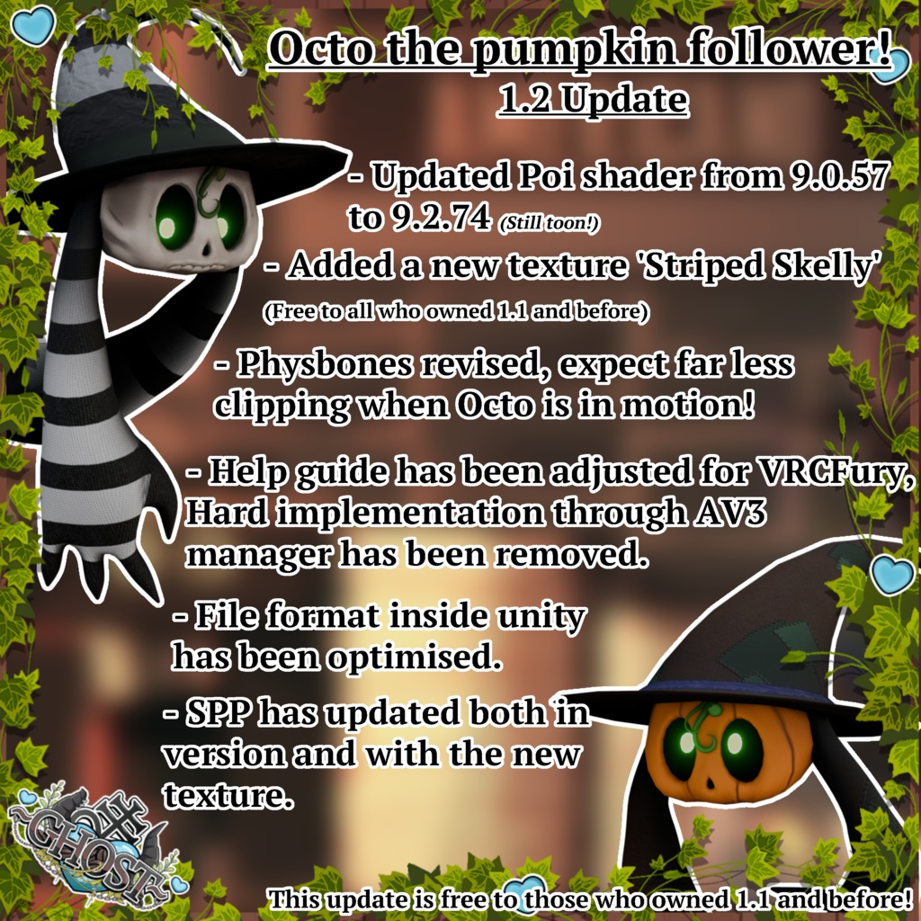 Octo The Pumpkin Follower V1.2 Update!