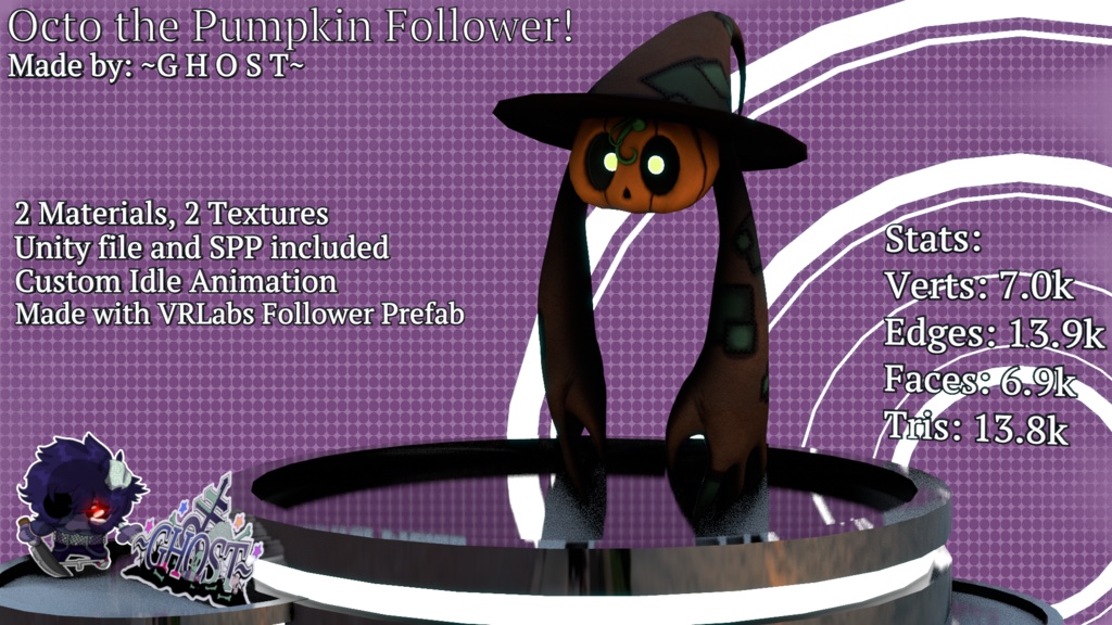 Octo The Pumpkin Follower V1.1 Update!