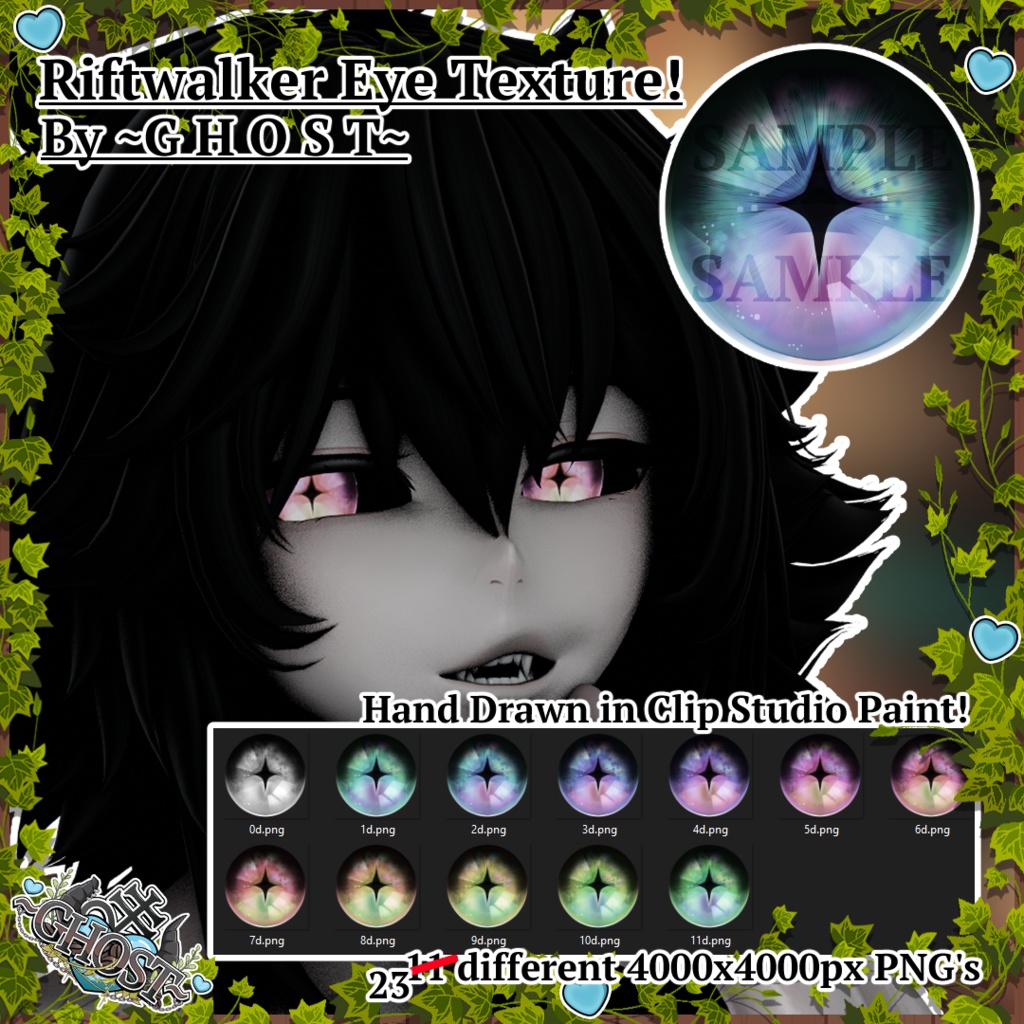 Riftwalker - Eye Textures/Matcaps (V1.1 UPDATE!)