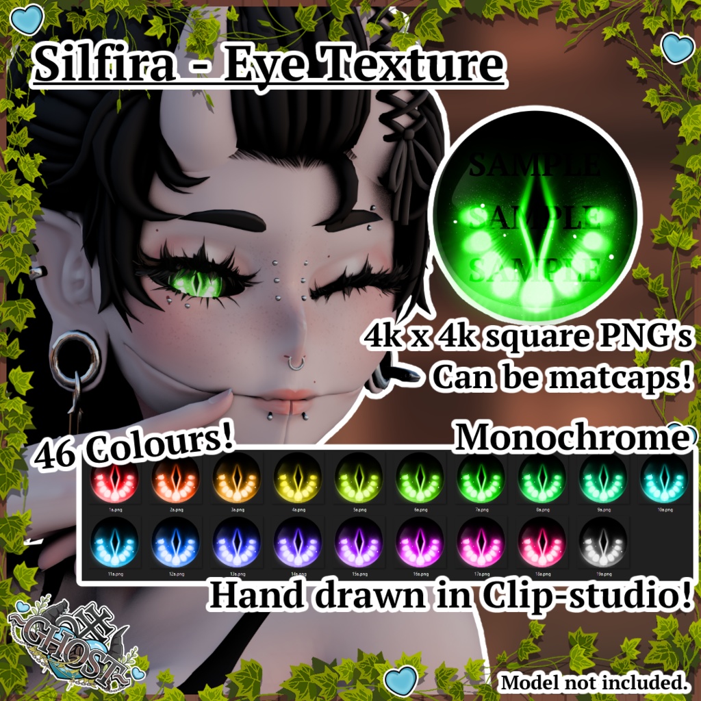 Silfira - Eye Textures/Matcaps